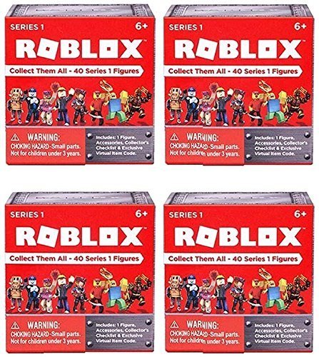 Qoo10 Roblox Series 1 Action Figure Mystery Box Set Of 4 Boxes - roblox red series 2 mystery pack original 1 figura