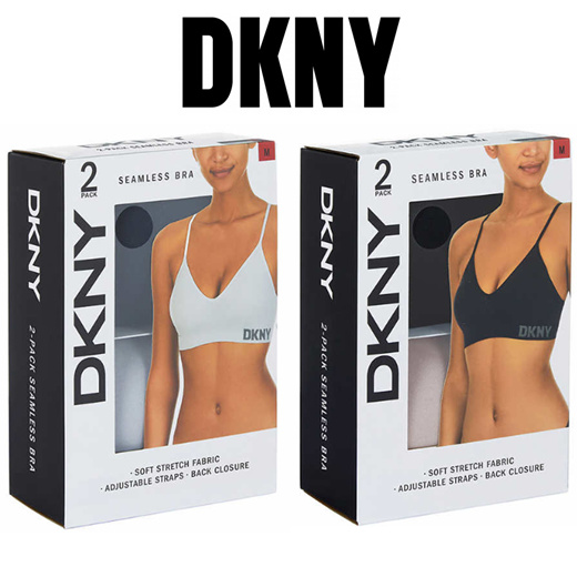Qoo10 - DKNY LADIES SEAMLESS BRALETTE 2PK : Underwear/Socks
