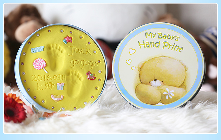 diy baby handprint clay