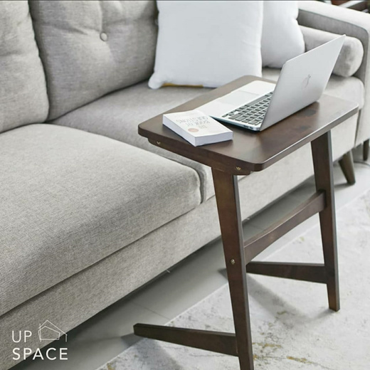 Qoo10 Up Space Vivianne Sofa Table, Wooden C Sofa Table