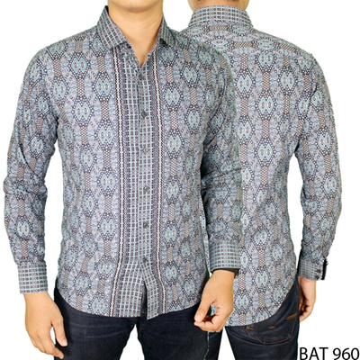 Qoo10 Kemeja Batik Elegan Pakaian Pria 