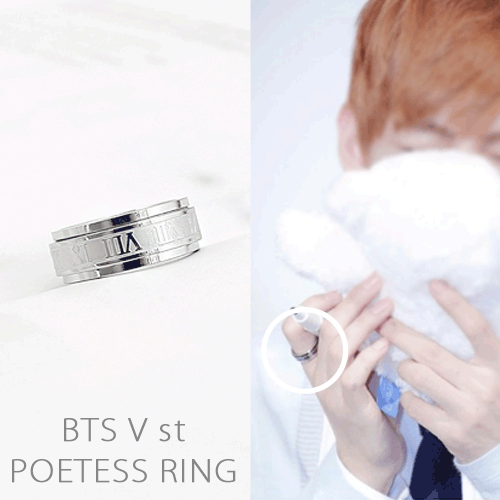 Qoo10 Bts V St Poetess Ring Ring Silver K Pop Star Accessories Bulletp Watch Jewelry