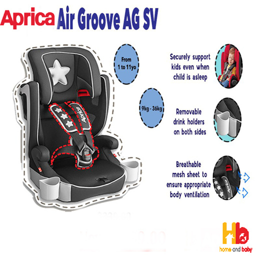 Aprica Air Groove Plus Car Seat Red Babyonline