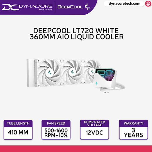 DeepCool LT720 White 360 mm AIO Review