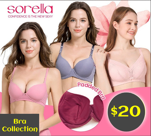 Qoo10 - Sorella 🌼 Bra Collection 🌼4 Exclusive Design Available, Glossy