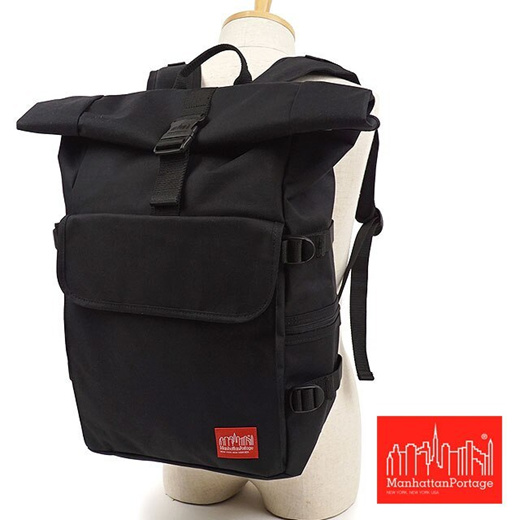 Qoo10 - Manhattan Portage Silvercup Backpack BLACK [MP1236] : Bag