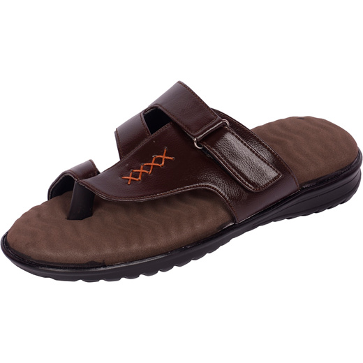 Vonzo Men Brown Soft Doctor Chappal For 