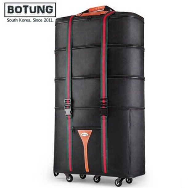 expandable trolley luggage bag