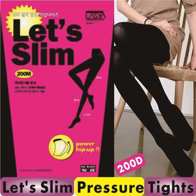 Qoo10 - Lets Slim 200D Pressure Tights Pantyhose stockings