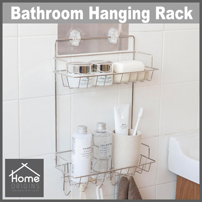 bathroom hanging rack
