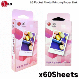 LG Pocket Photo PoPo Sticker Type 60 Sheets Paper for PD239 PD251 PD261 PD269 