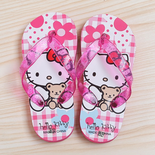 Hello Kitty girls cartoon flip flop 