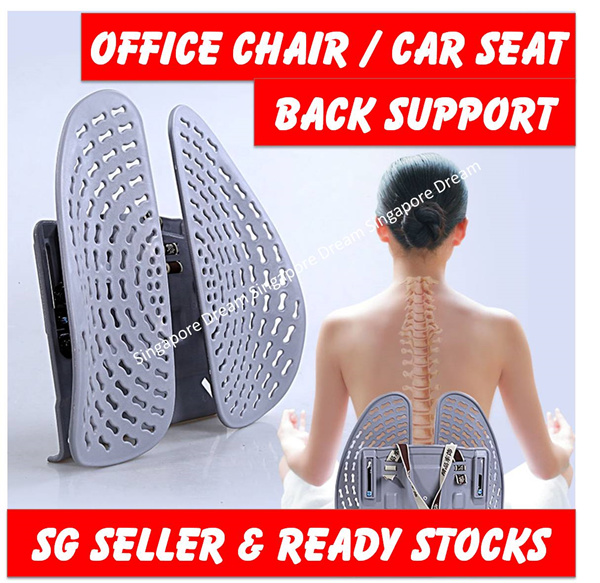 Buy Back Posture Support Cushion Dual Lumbar Pad For Lower Pain