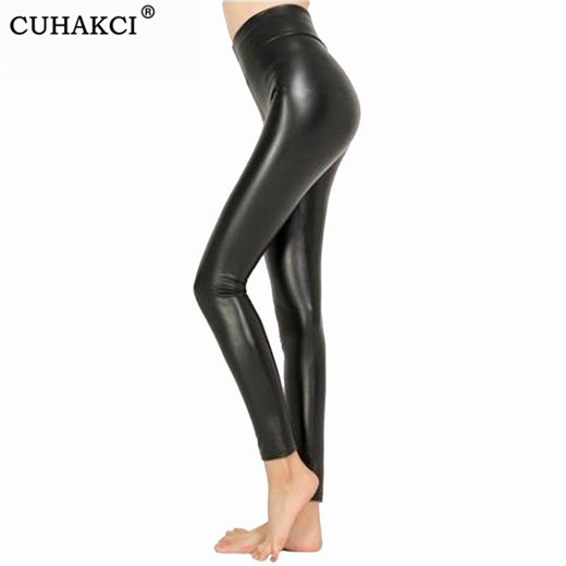 online CUHAKCI Legging Free dropshipping Women Hot Sexy Black Wet Look :  Women's Clothing - Qoo10