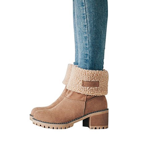 DOTACOKO Women Cute Warm Short Boots 
