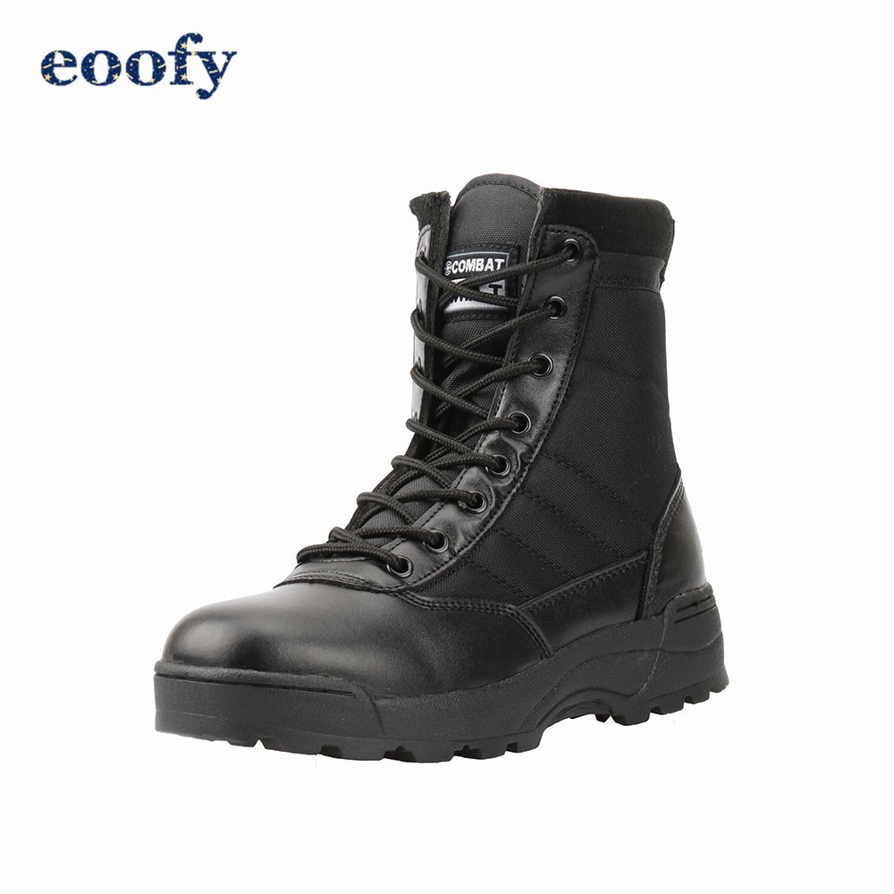cheap black combat boots mens