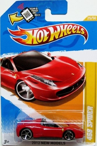 hot wheels 458 spider