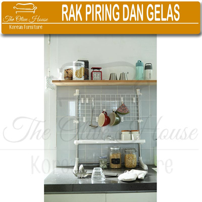 Qoo10 NEW PRODUCT RAK  PIRING  DAN GELAS JYC 004 