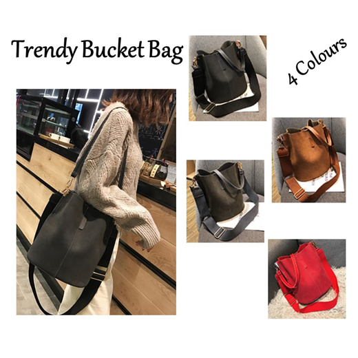 trendy bucket bags