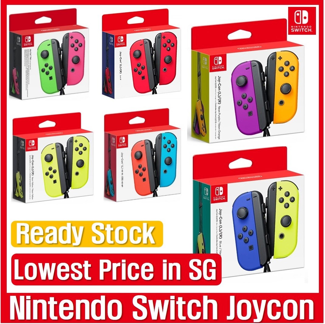 Qoo10 Lowest Price Nintendo Switch Joycon Controller 4 Colors Ready Stoc Computer Game