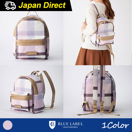 Blue discount label backpack