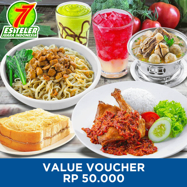 [FOOD] 50k Value Voucher /Es Teler 77 Deals for only Rp29.000 instead of Rp61.702