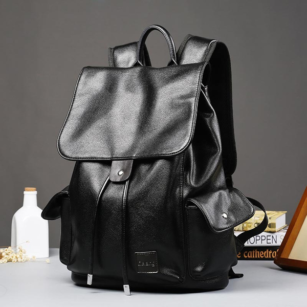 Backpack For Men Genuine Cow Leather Business Travel Bag