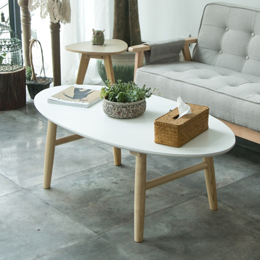 simple solid wood coffee table