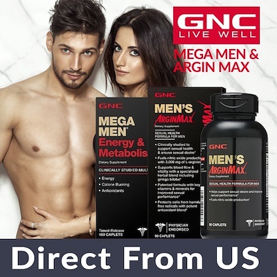 GNC Mens ArginMax Mega men Energy Iron Qoo10