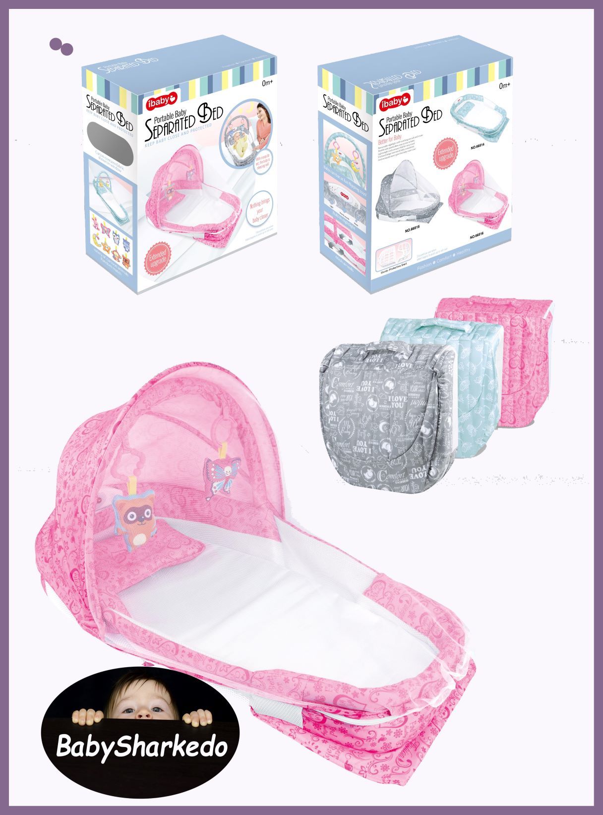 ibaby portable baby separated bed