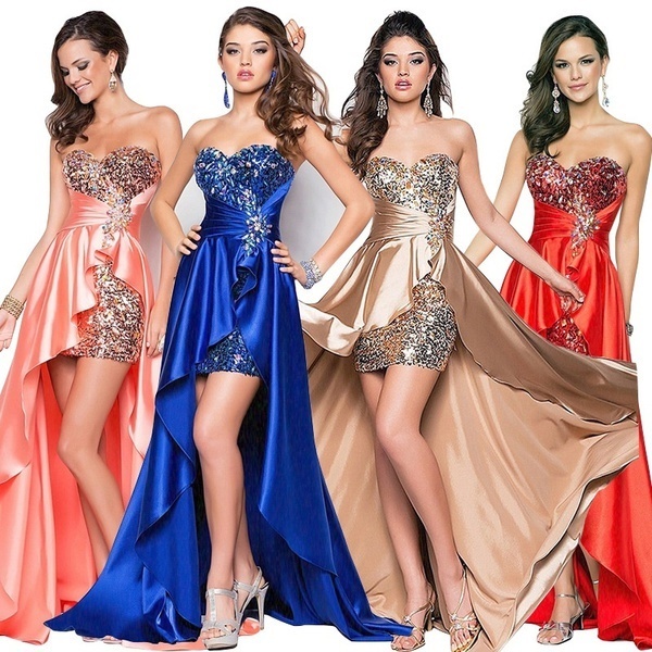 evening gowns short