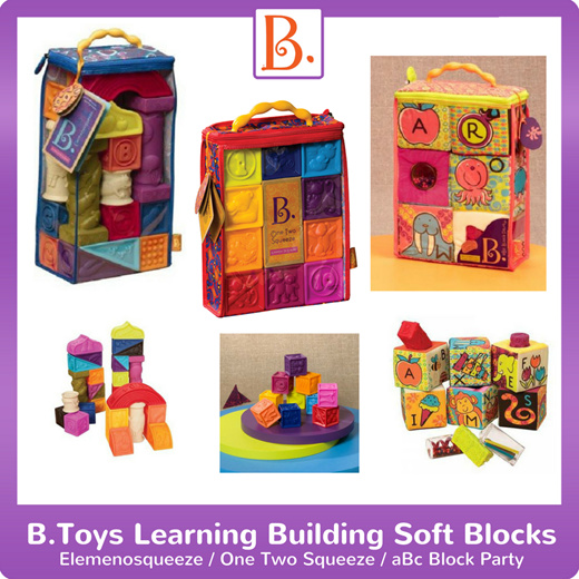 b toys soft blocks