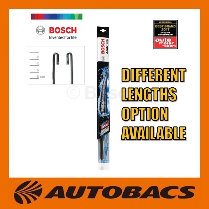 bosch wiper blades size chart