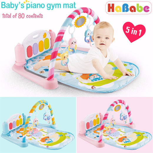 piano play gym baby