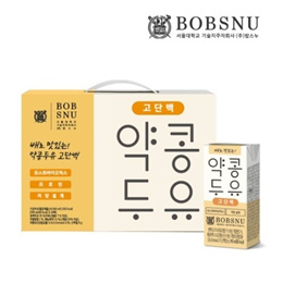 밥스누 서울대 배로 맛있는 고단백 약콩두유 1박스 (190ml x 24팩)