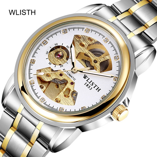 Flying Tourbillon Mechanical Watch for Men Eight Horses Stylish Waterproof  Wristwatch Skeleton Dial Luxury Watches