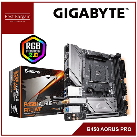 Qoo10 Gigabyte B450 Aorus Pro Wifi Mb Computer Game