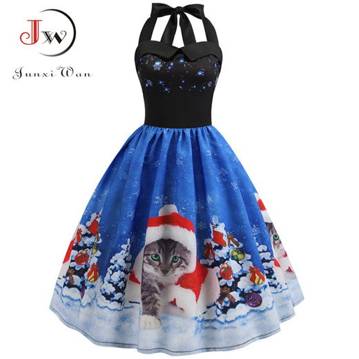 womens vintage christmas dresses