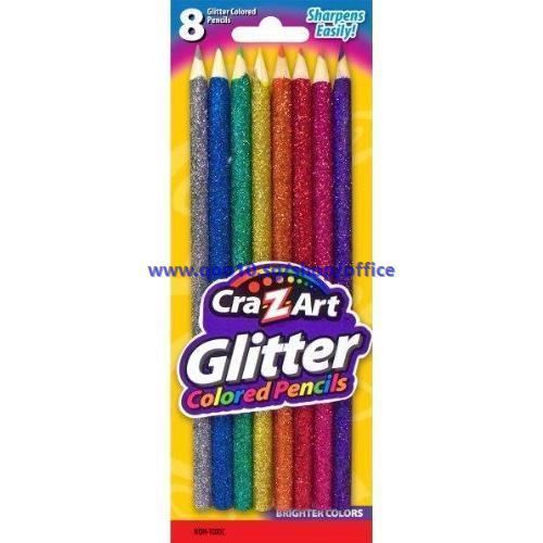 glitter colored pencils