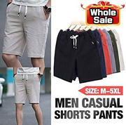 cotton shorts men#39s summer fashion 5 points youth loose beach pants casual 100% cotton shor