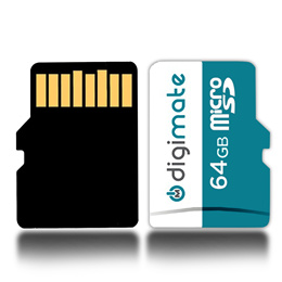 Digimate 64GB microSD Card