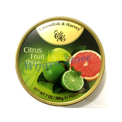 Permen Cavendish Harvey Citrus Fruit Drops