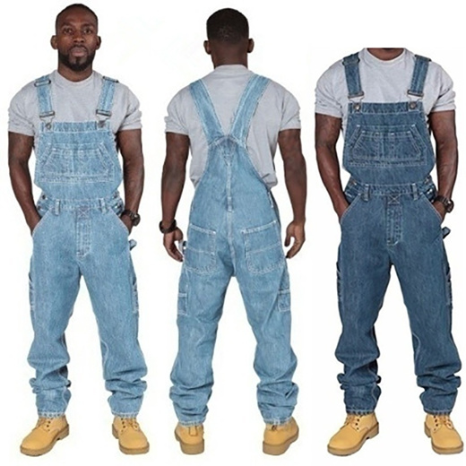 denim overall jumpsuit