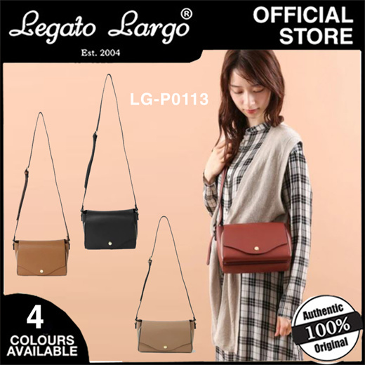 Qoo10 Legato Largo Lineare Lightweight Shoulder Purse 4 Colours Bag Wallet