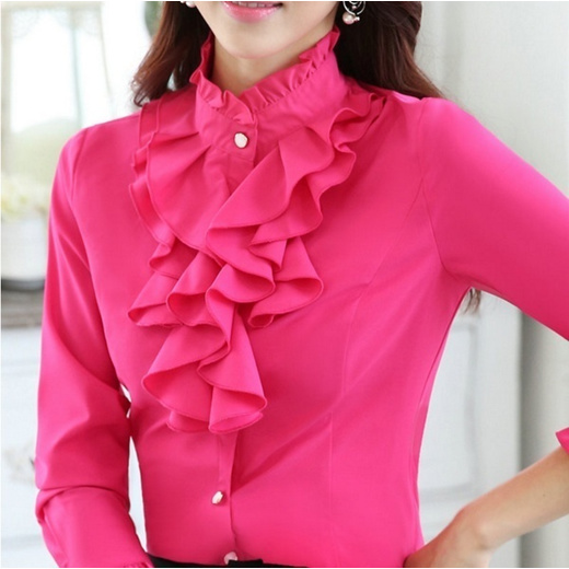 ruffle shirt women