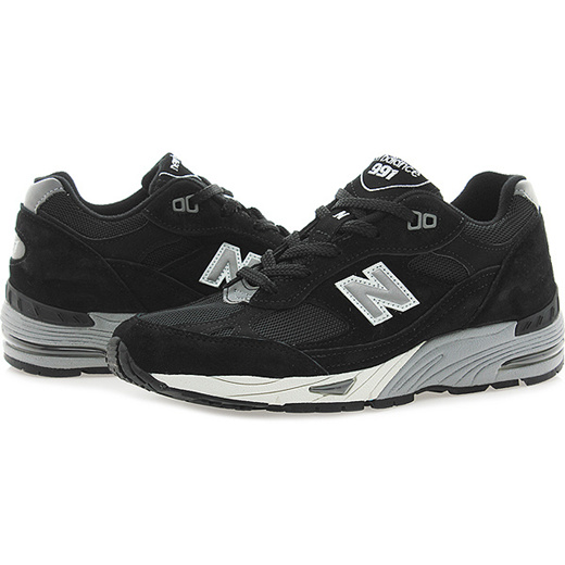 new balance 991 black silver