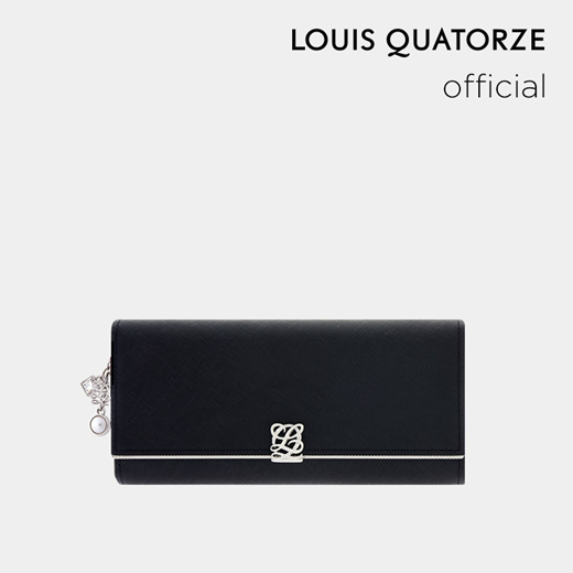 LOUIS QUATORZE Long Wallet - Black