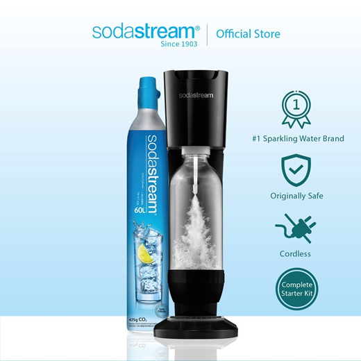 Qoo10 - SodaStream Genesis Metallic Black Sparkling Water Maker : Small  Appliances