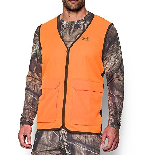 hunter orange under armour hoodie