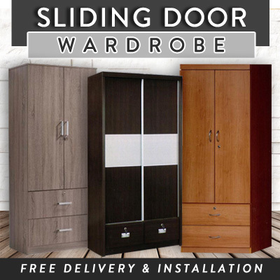 Qoo10 2 3 Sliding Door Wardrobe Sale Free Installation